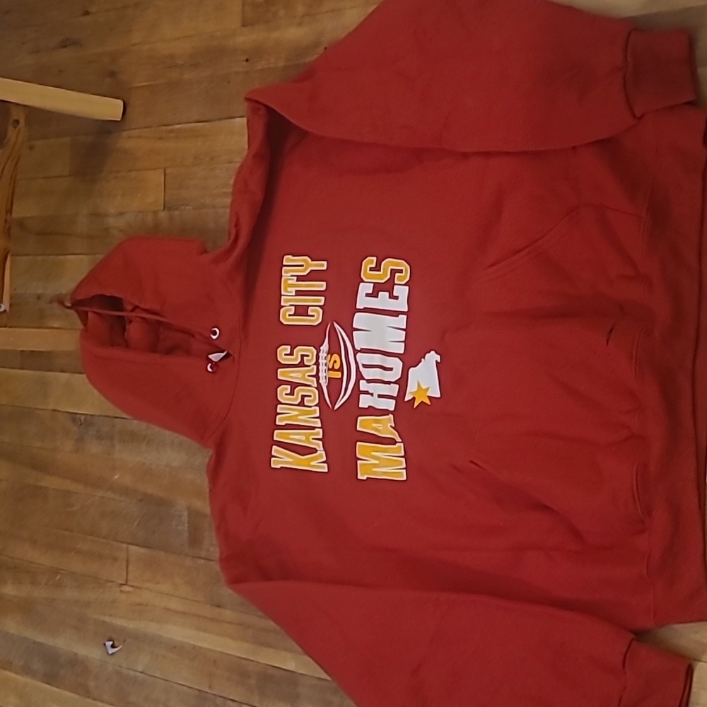 Kansas City Chiefs Mahomes Red Graphic Hoodie XL